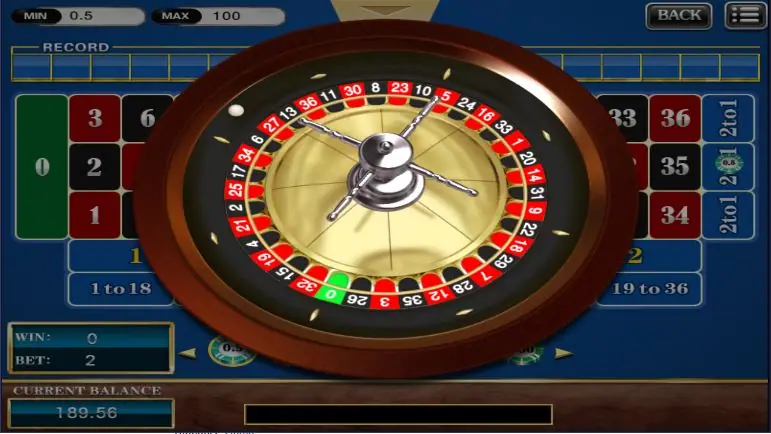 The XE88 roulette wheel with the ball settling into a pocket