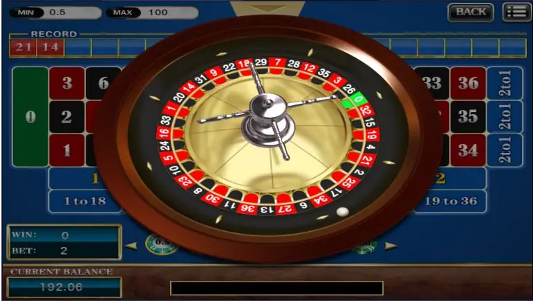XE88 roulette wheel spinning over the single-zero betting layout